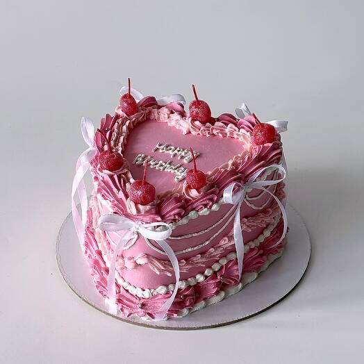 Торт «pink heart»