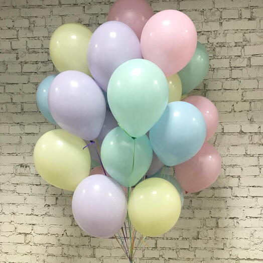 25 пастельных шаров