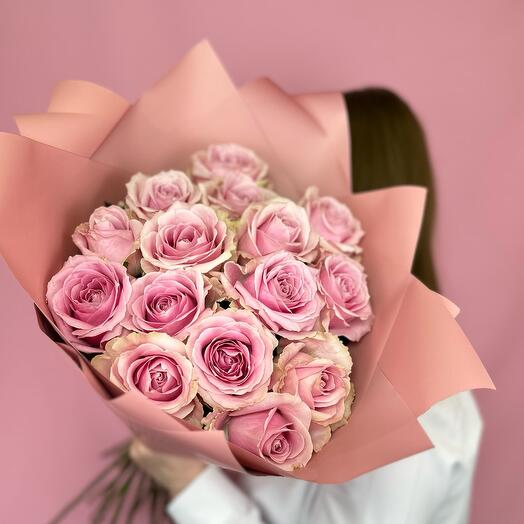 Ramo de 15 rosas Rosadas