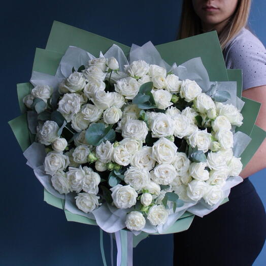 Белые розы «Мисс»