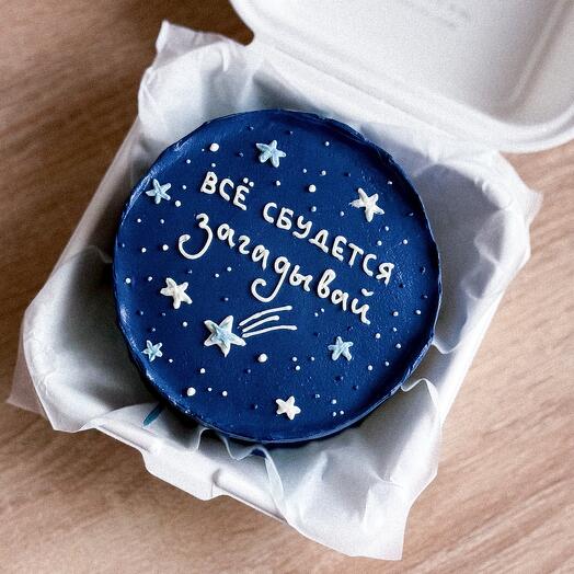 Бенто-торт «Загадай желание» 💙