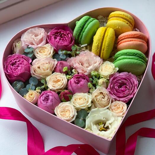 Цветы в коробке 💓