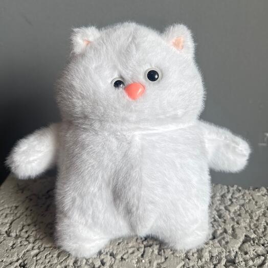 Кот бегемот белый маленький