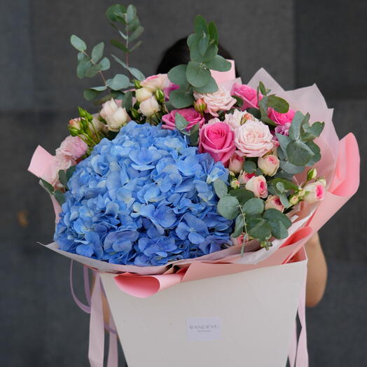 Букет в переноске