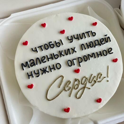 Бенто торт для учителя