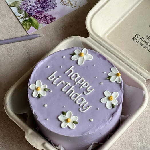 Бенто торт Happy Birthday violet! 🧁🍰🎂🍥🍭🍬️