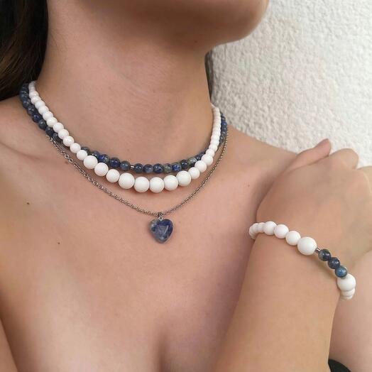 Комплект Синее сердце