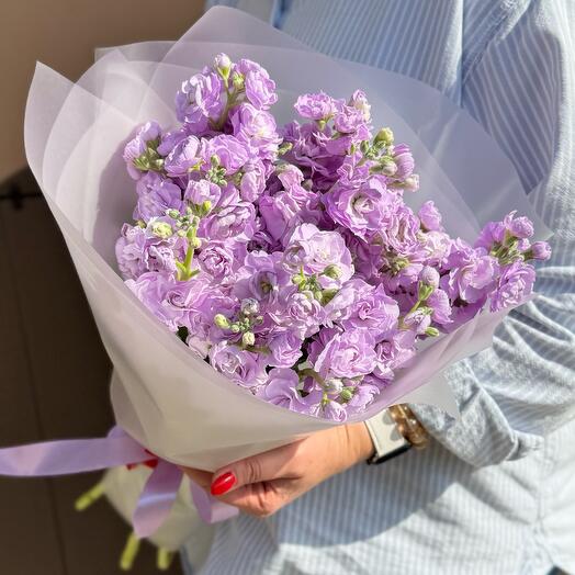 Букет из ароматной Матиолы💜