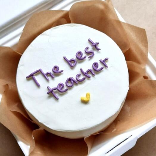 Бенто-торт The best Teacher, для учителя, 350 г