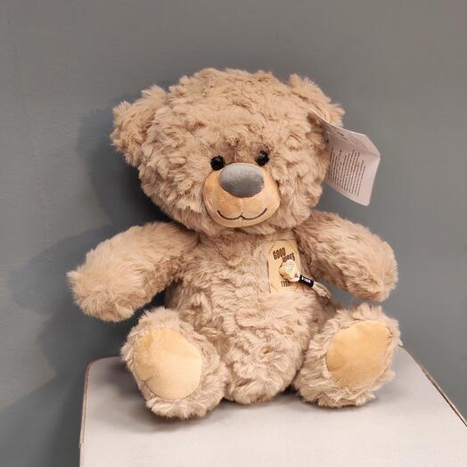 Медведь коричневый плюшевый 17