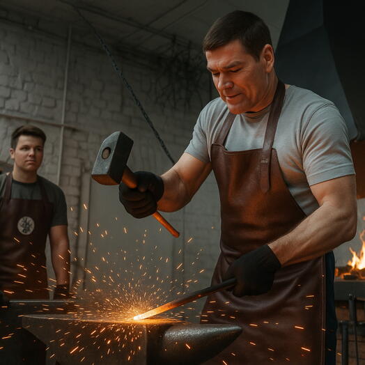 Подарочный сертификат «Мастер-класс для взрослых по кузнечному делу» (2,5-3 часа, 1 человек в составе группы)