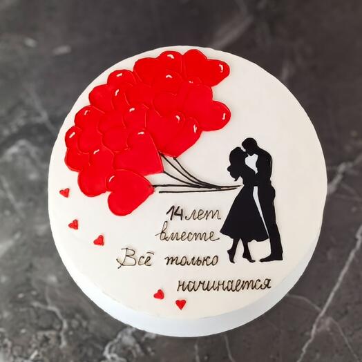 Торт на годовщину свадьбы, знакомства