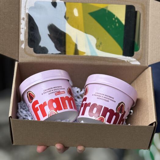 Набор Frambini "Малина в шоколаде и малина в шоколаде без сахара"