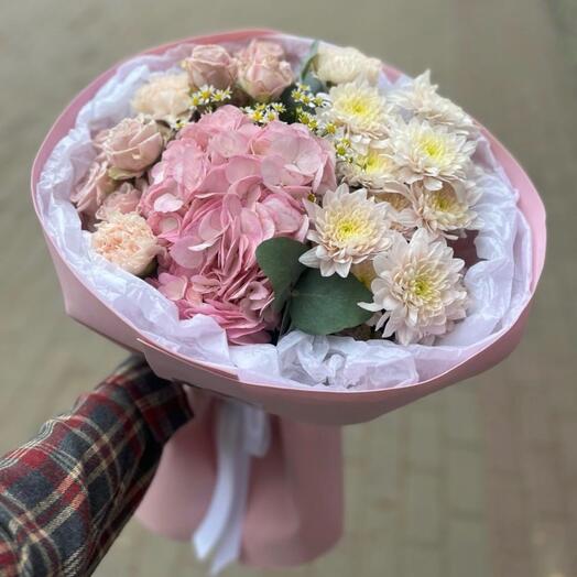 Букет с гортензией(3)