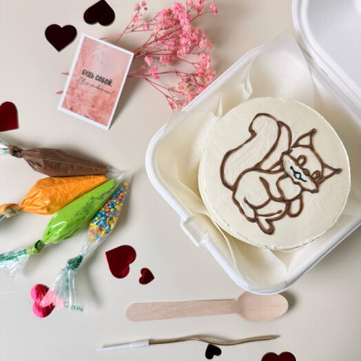 Бенто-торт «Раскраска» — Белка! 🎨