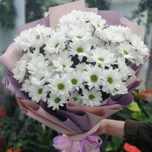Букет кустовых хризантем