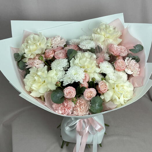 Нежность для мамы, розы, хризантемы, диантусы🥰