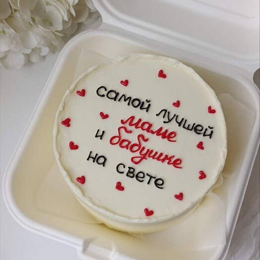 Бенто торт маме и бабушке