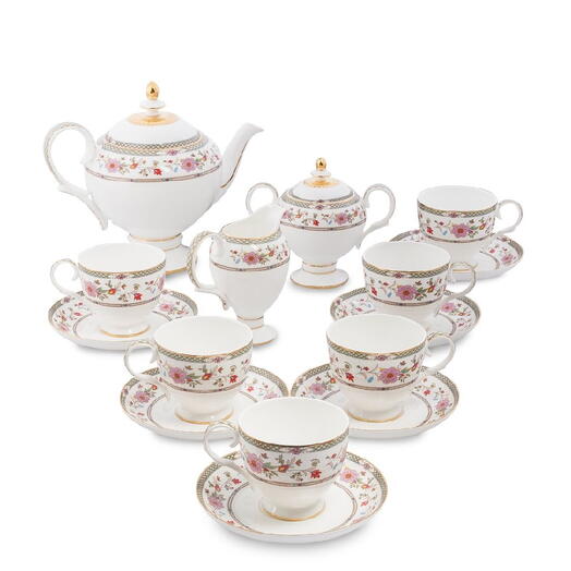 Чайный сервиз 15 предметов на 6 персон (Milano Marittima Pavone/ Милано Мариттима Павон)