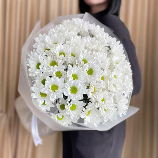 Букет кустовая хризантема ромашка