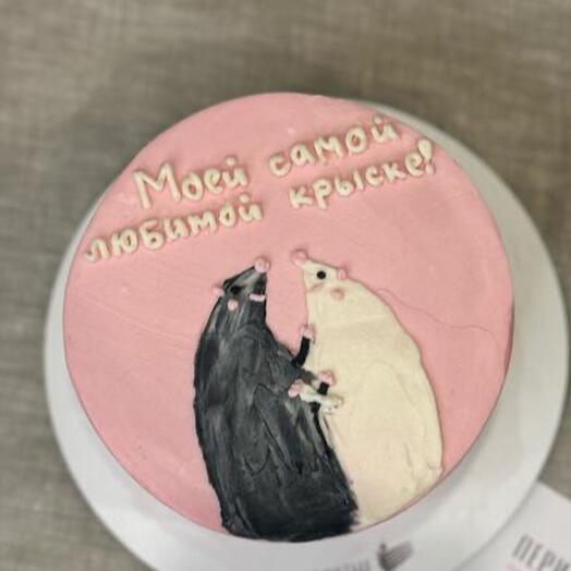 Бенто торт «моей любимой крыске»