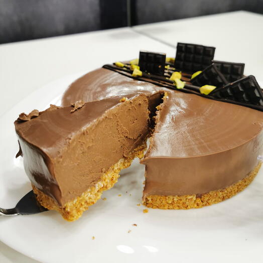 Raw-vegan торт «шоколадное мороженое»  без сахара, глютена и лактозы