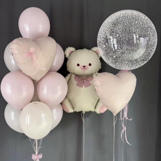 Balloons for newborn girl
