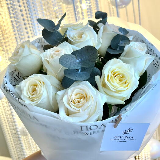 Моно букет « Cream Roses»