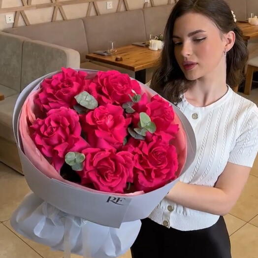 Яркий букет на день рождение