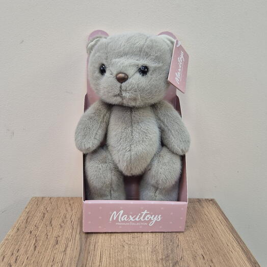 Мягкая игрушка Мишка коричневый, 20 см, в коробке
