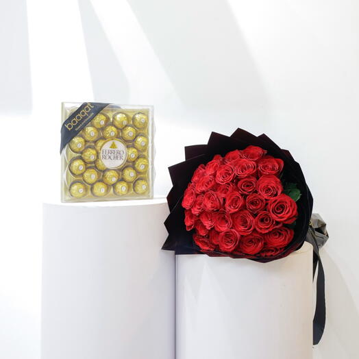 31 RED ROSE   FERRERO ROCHER