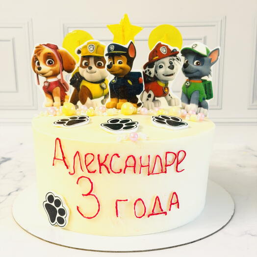 Торт 2 кг щенячий патруль