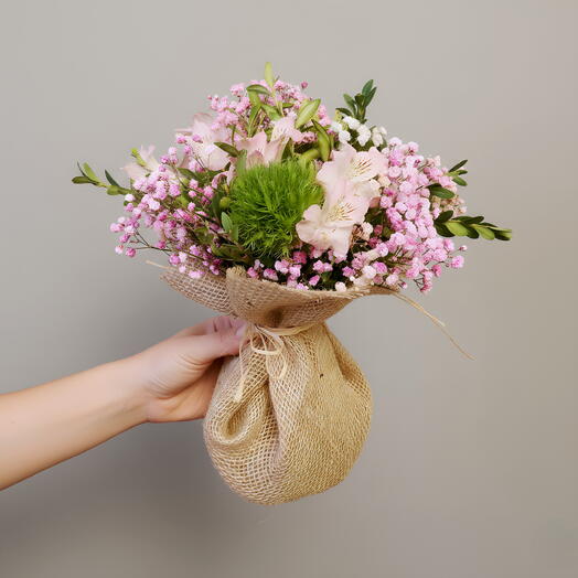 Dyed Paniculata Bouquet in Bag
