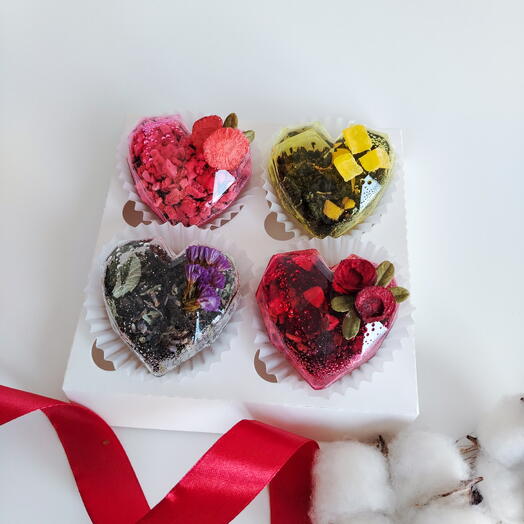 Подарочный набор чайных бомбочек. Подарок девушке, женщине, любимой, подруге