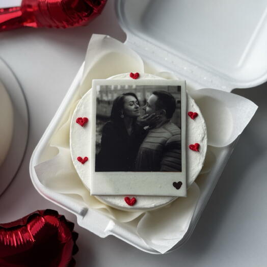 Бенто торт с вашей фотографией признание в любви