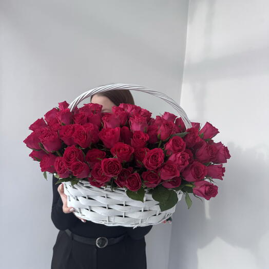Корзина с цветами 2
