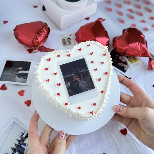 Бенто торт «валентинка»