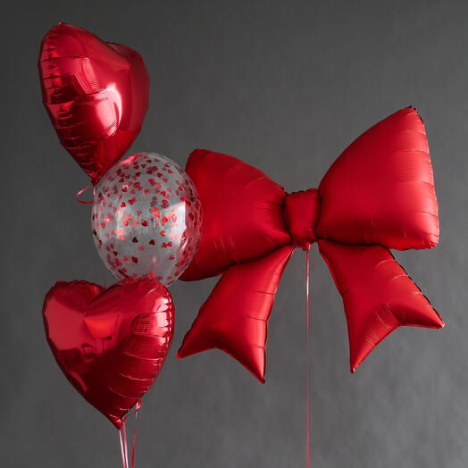 Гелиевые шары на 14 февраля