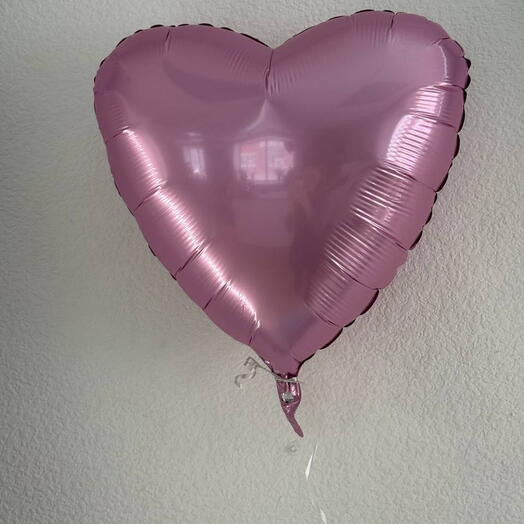 Шар розовое сердце