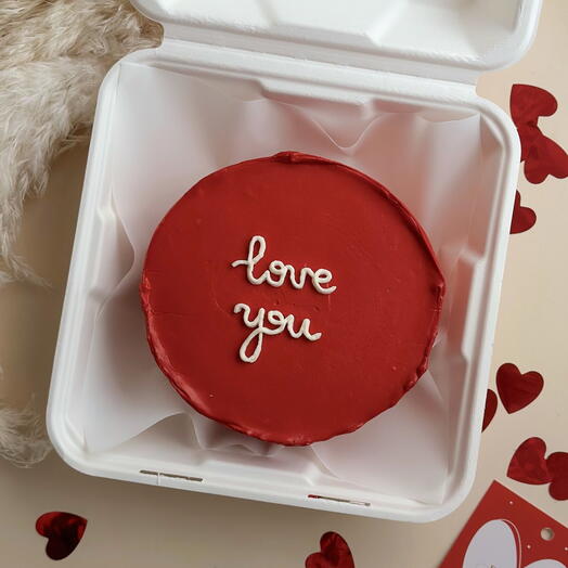 Бенто торт «love you»