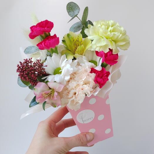 Яркий цветочный попкорн