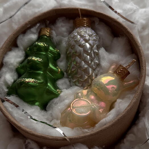 Свечи новогодние игрушки