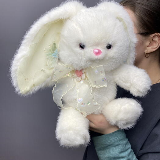 Плюшевый зайчик белый🐰