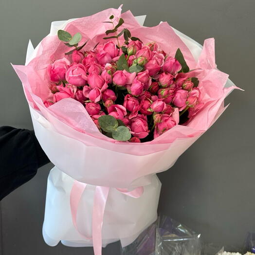 Silva pink Пионовидная роза