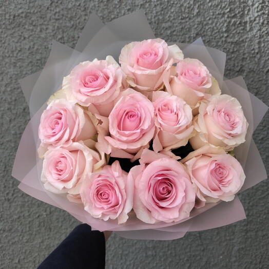 Букет из 11 розовых роз 💓