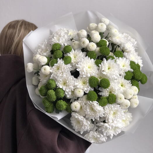 Большой букет хризантем 🍀