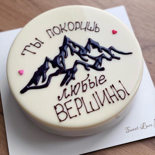 Муссовый торт-горы