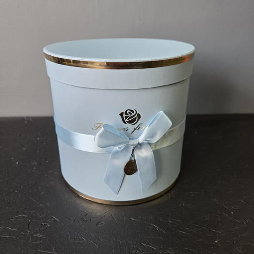Коробка Голубая 13*12