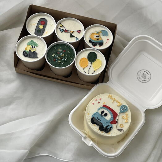 Бенто и 6 Cake to go грузовички