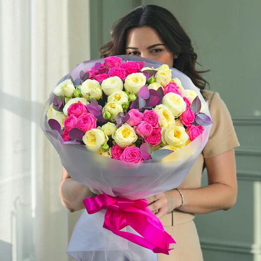 Sprey Qızıl Gul (Dreamy Blooms)